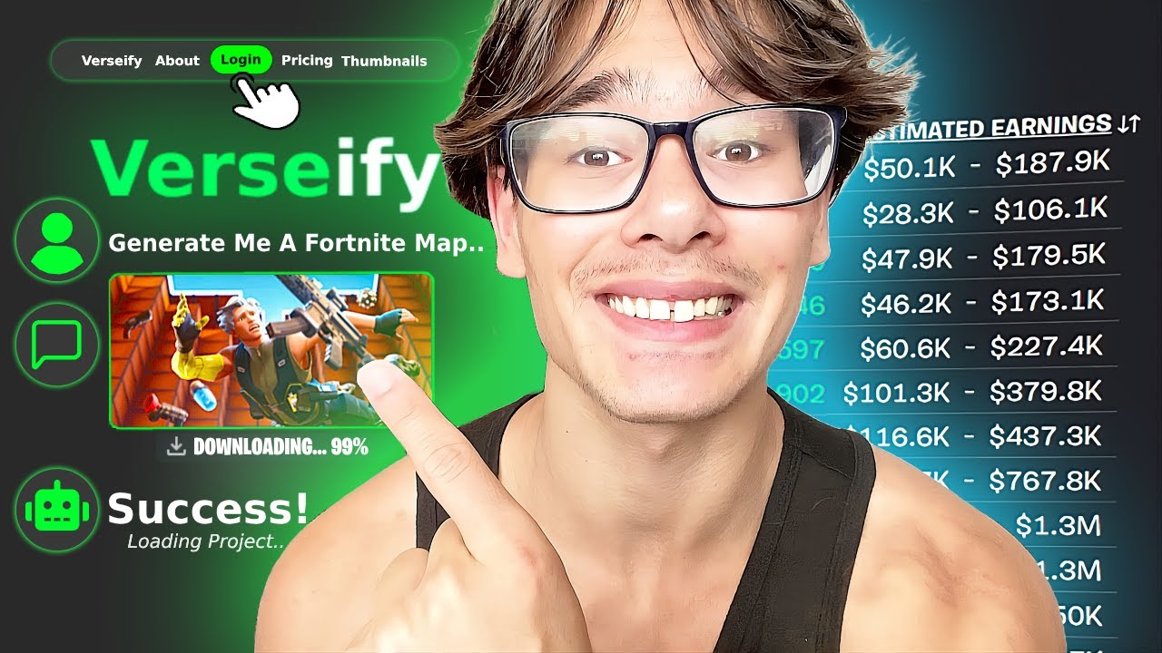 How To Get RICH Online Making Fortnite Maps With Verseify…