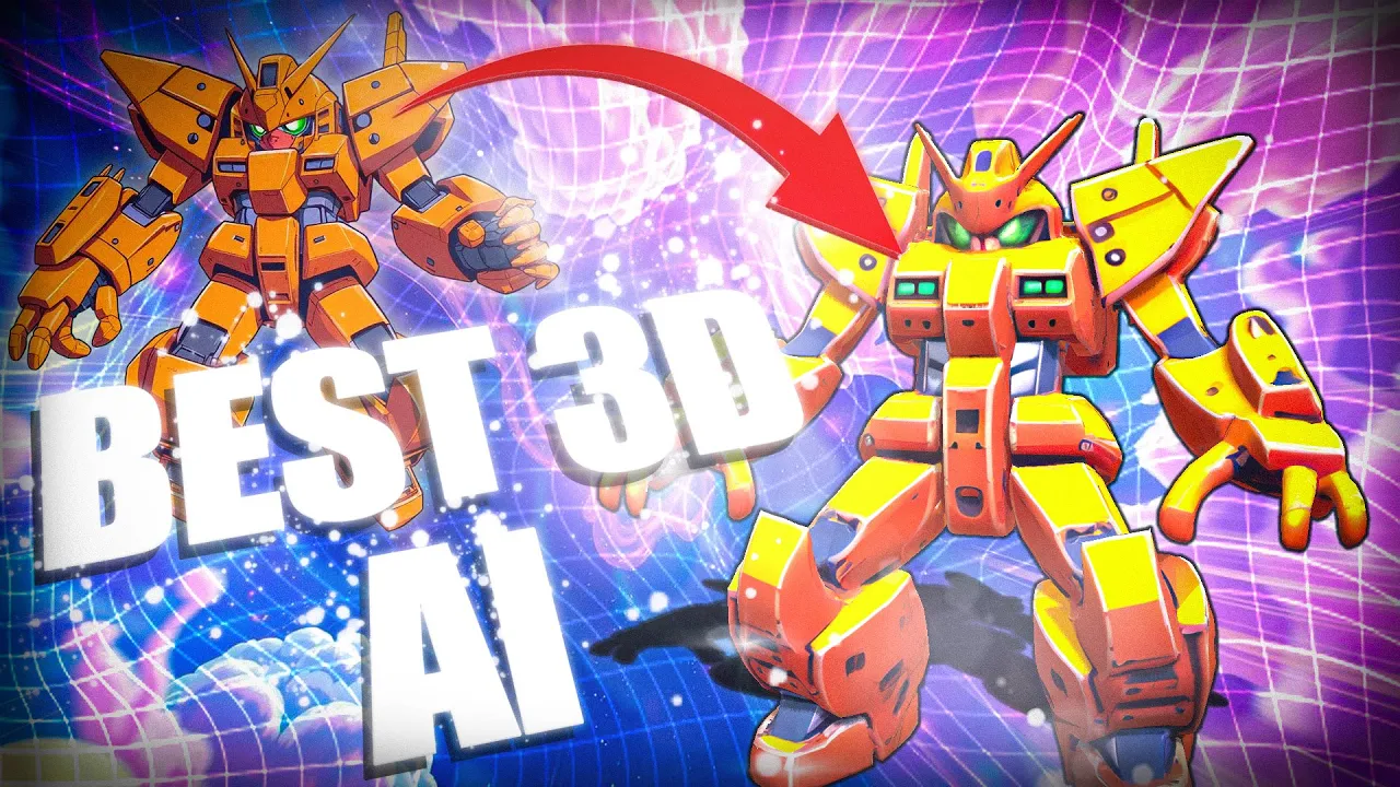 Is This the Best 3D AI Tool? Image to 3D AI Model Comparison