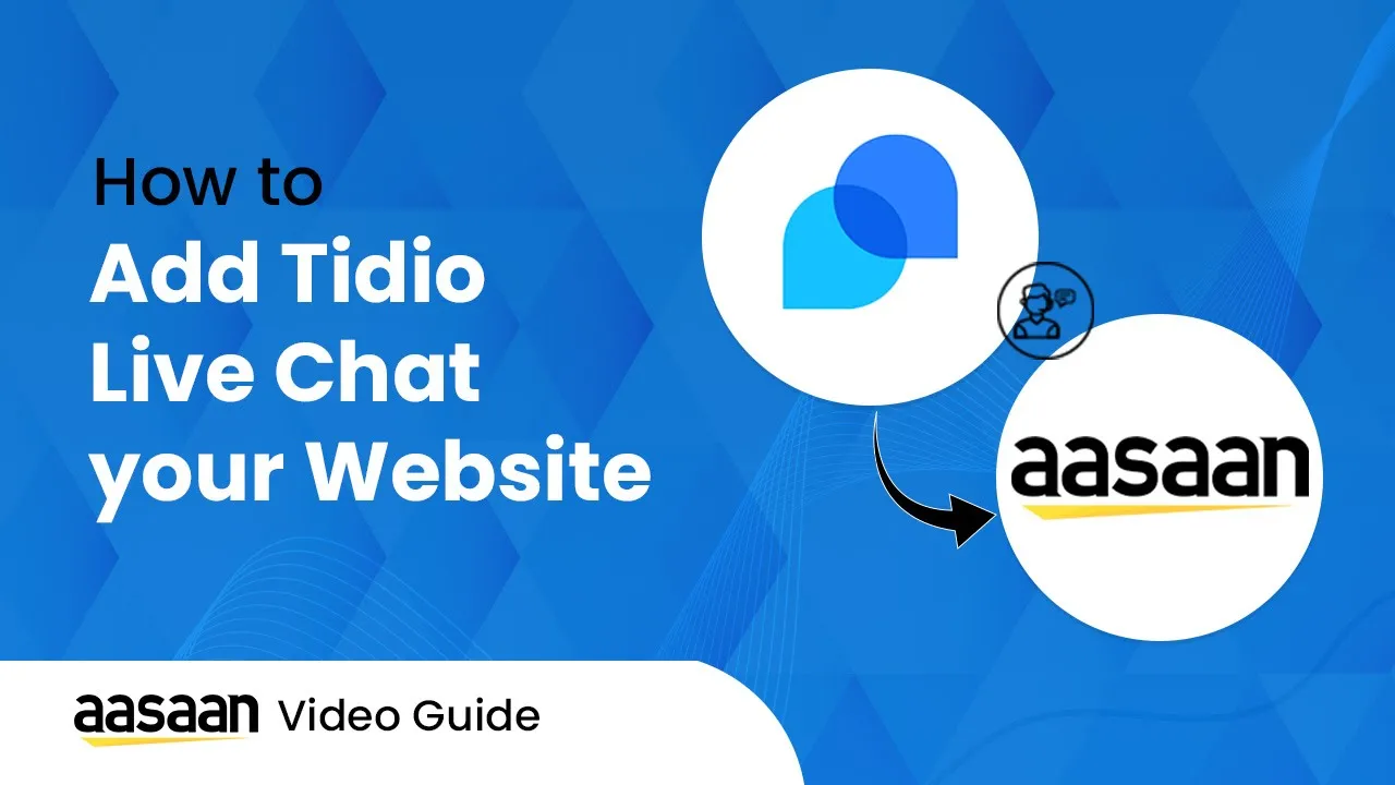 Set up Tidio Live Chat on Your Store