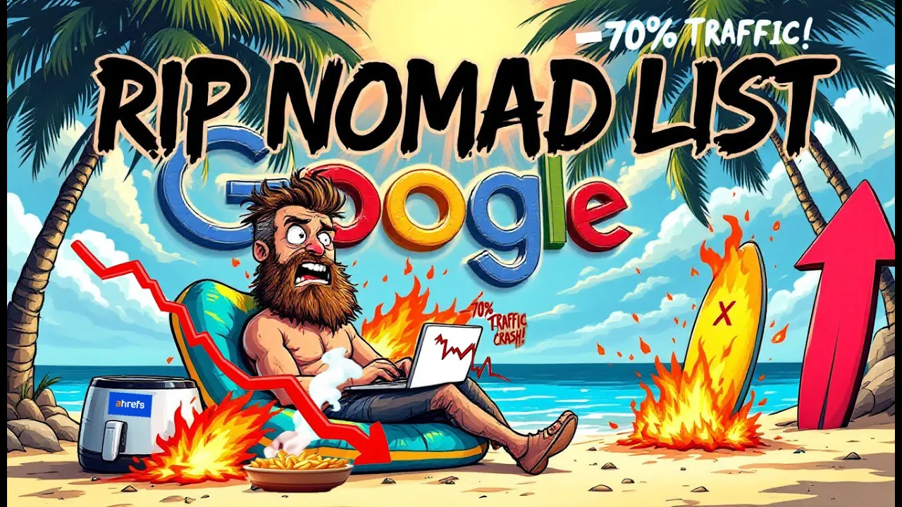 Nomad List LOST 70% of Their Traffic! š± Here's Why... (SEO Roast & Case Study)