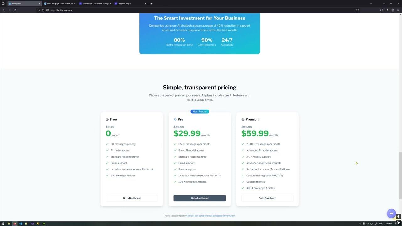Botifynow.com demo video