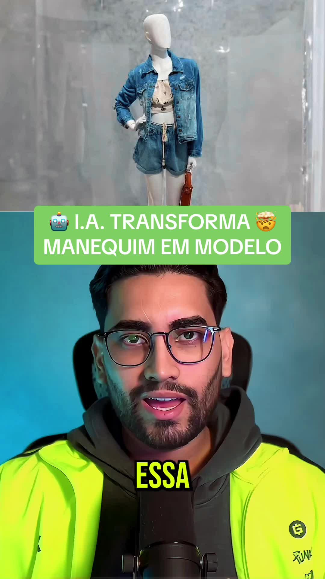 Agora você não precisa mais gastar uma fortuna com modelos para divulgar sua loja na internet, essa inteligência artificial faz todo trabalho, você só precisa de foto de boa qualidade do manequim ou de você mesmo com a roupa e seguir o passo a passo do vídeo. Essa ferramenta é excelente para pequenos negócios que ainda não tem muitas condições. E também, para lojas de roupa infantil que agora não precisarão expor as crianças a um processo cansativo de ficar tirando fotos, essa IA também funciona para isso! O nome dela é weshop.ai, e você pode começar utilizando gratuitamente. Se tem interesse em descobrir novas ferramentas que vão mudar sua vida e tornar o seu trabalho mais produtivo e lucrativo, clica no link da minha BIO e veja mais informações sobre o maior treinamento prático de IA do Brasil! #inteligenciaartificial #ai #curiosidades #noticias #loja #marketing #empreendedorismo #roupas