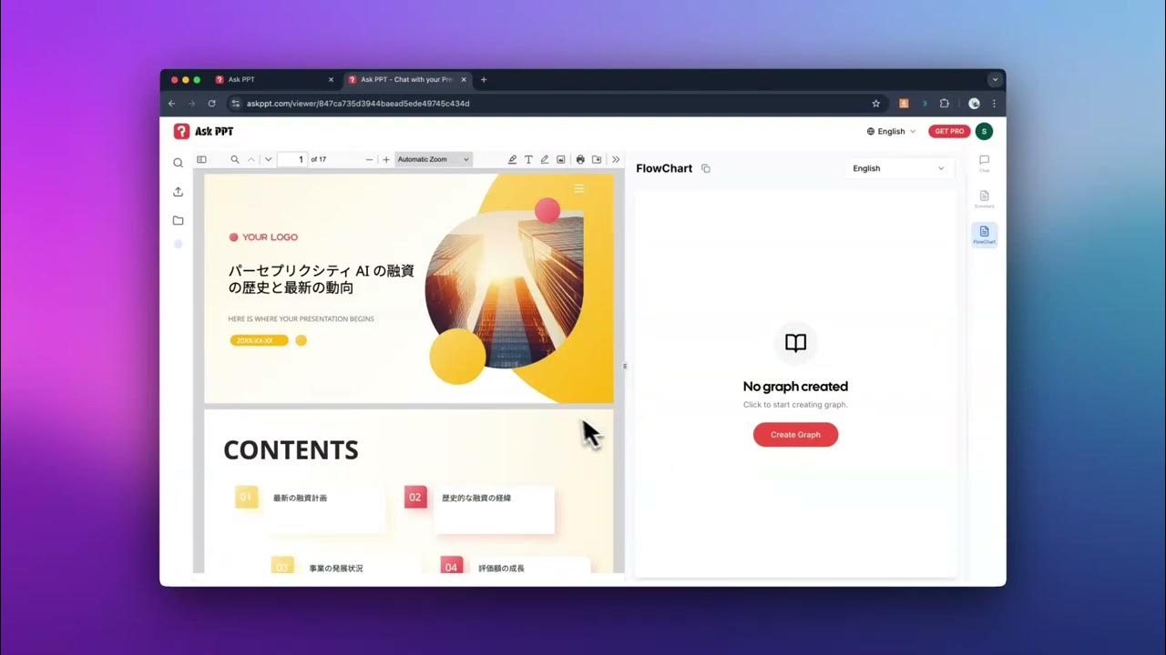 How to Use FlowChart Feature - A Quick Walk Through on AskPPT