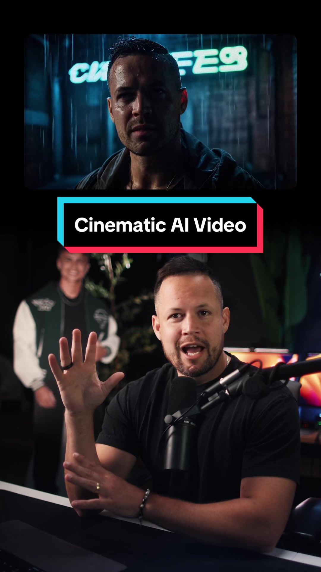 Let me teach you how to create a cinematic video featuring YOU with AI. It’s actually a fairly simple process. 1. Visit Letz.ai (not sponsored - nothing I mention in this video is) create a free account, and create your AI model by uploading 5-10 images of you. The more detailed, clear and diverse the images, the better the results. 2. Use Letz.ai to prompt any image using your model you can imagine. Make sure to @ mention the model in your prompt. Experiment here! Look at other prompts for inspiration. 3. Once you have the image you’re happy with, bring it over to Runway ML and use their image-to-video tool to bring the image to life. If you want to go the extra mile... 4. Open the video in Topaz Video AI and add grain and upscale it. 5. You could use Eleven Labs to generate SFX and Suno to generate a music track for your video. And voila... An entire cinematic video, featuring you as a main character… using AI. If you like learning about things like this… you’ll love my free newsletter. Link in bio. PEACE!