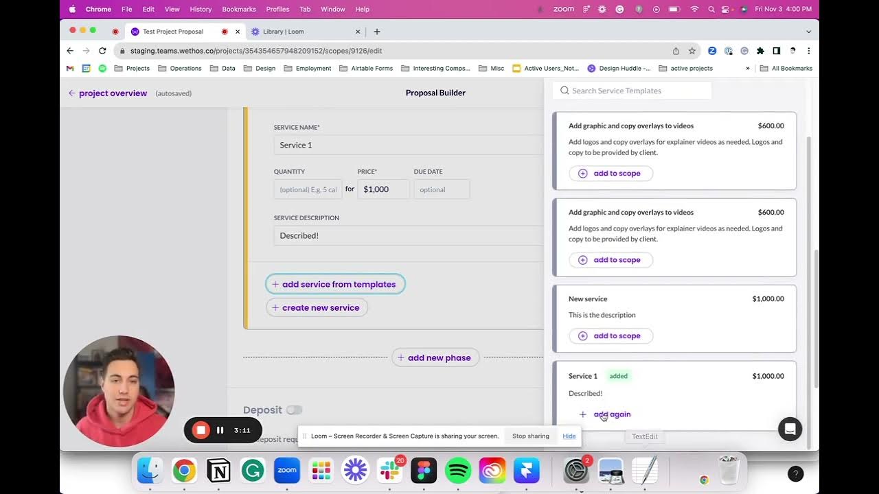 How to create and send a proposal on Wethos