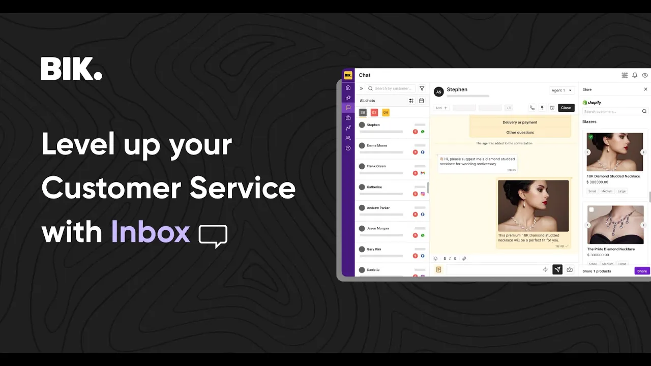 How to setup customer service with BIK Inbox?