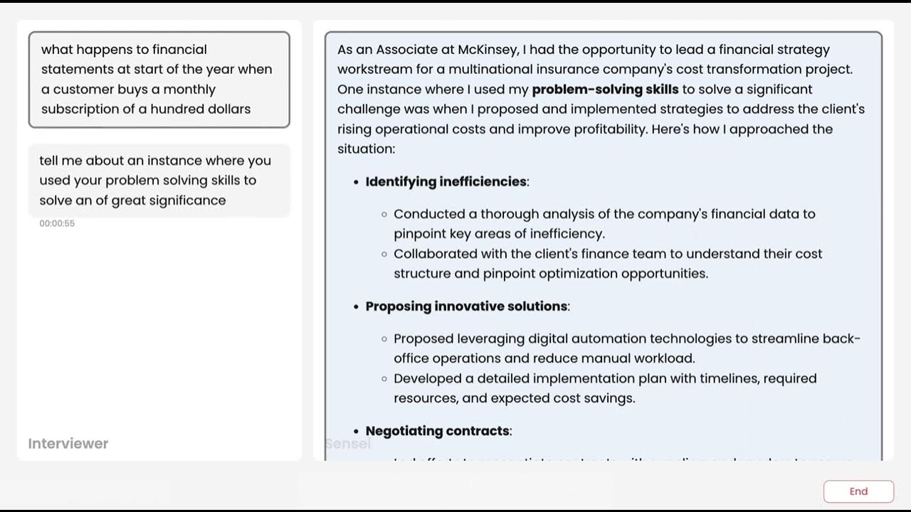 Sensei AI Demo Video