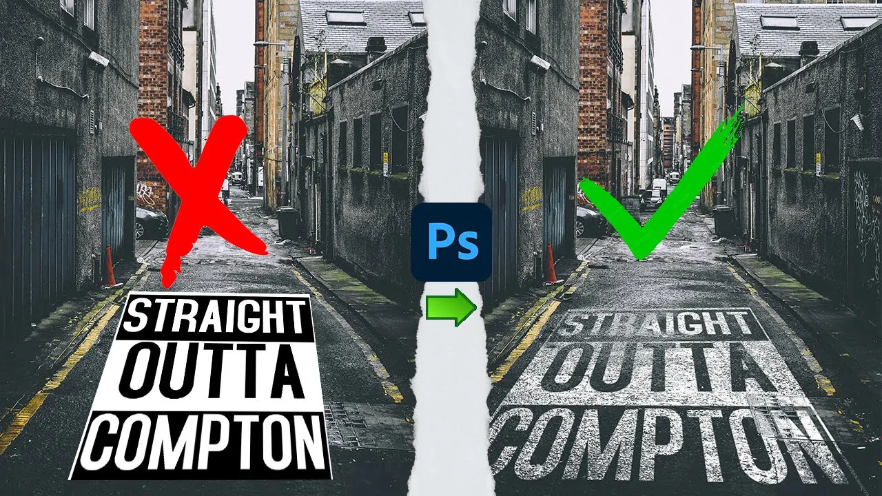 ¡Aprende a Dominar la Perspectiva de Photoshop en 2 Minutos! 🤯 #Photoshop