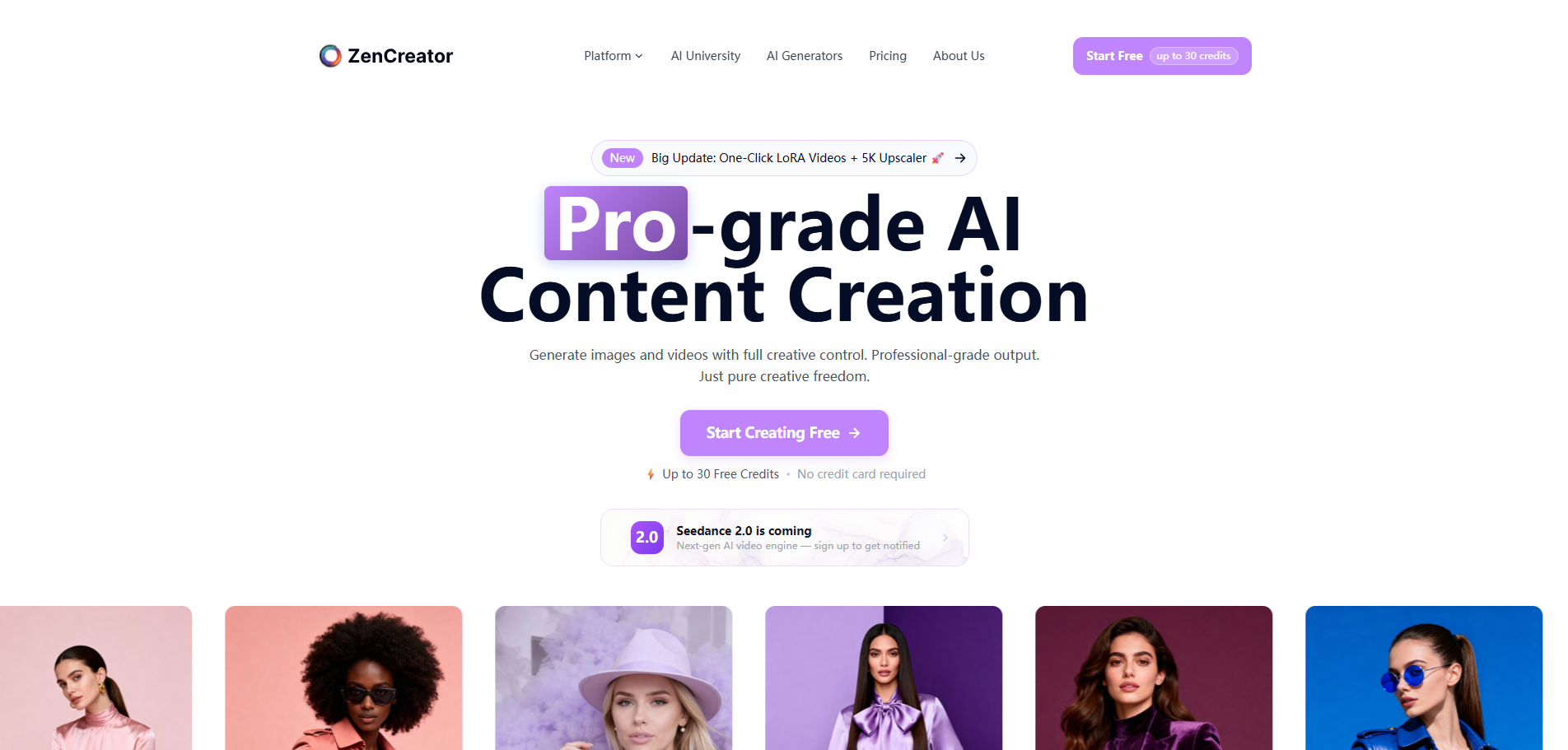 ZenCreator — Unrestricted AI Video & Photo