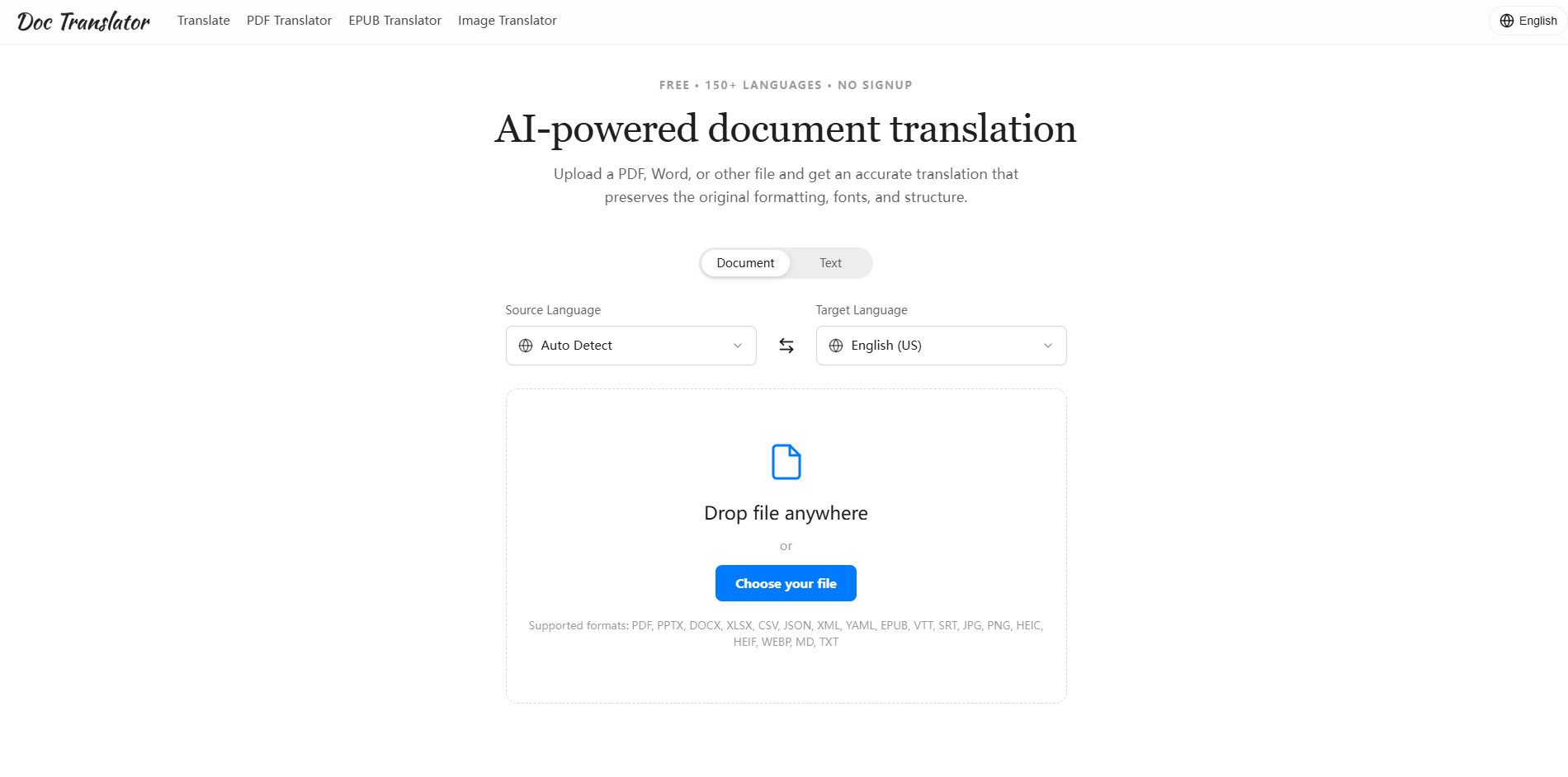 Doc Translator
